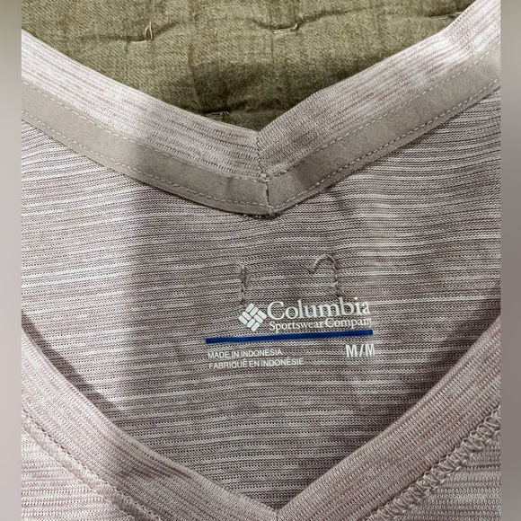 Columbia Tank Top Womens Pink Sleeveless V-neck Adjustable Waist - Picture 3 of 5